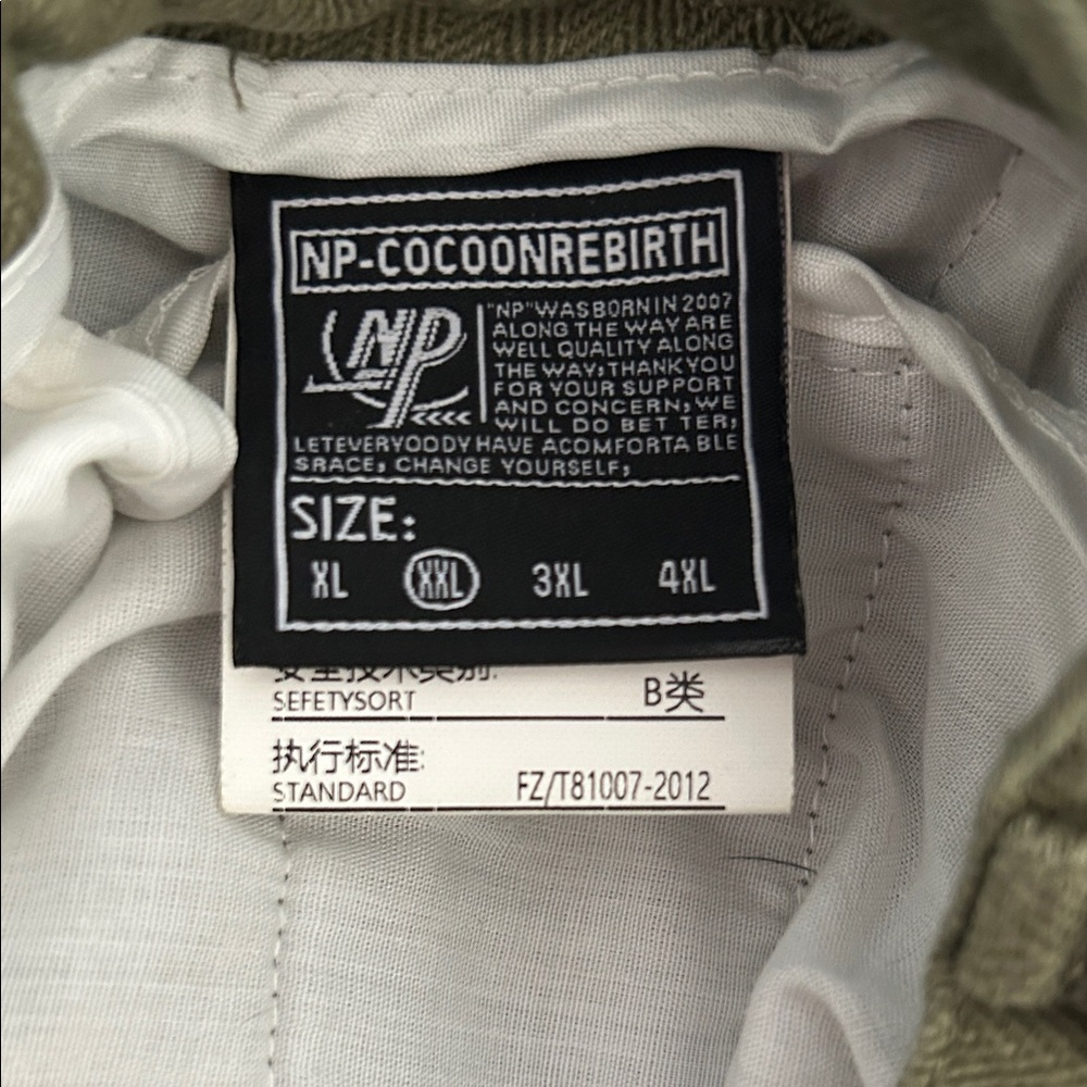 Cocoonrebirth Olive Cargo Pants for Men - Picture 8 of 10